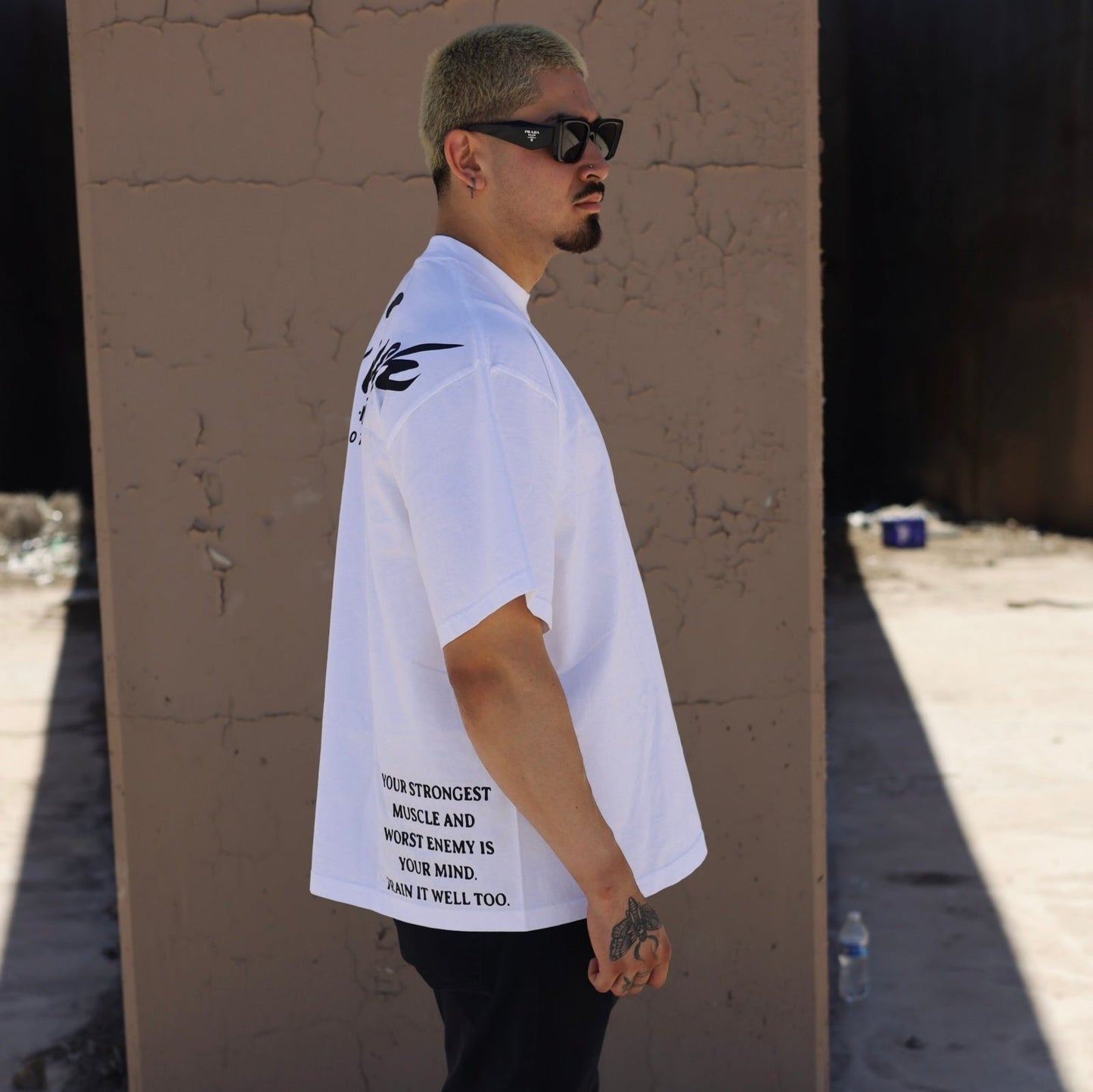 Too Tough Oversized Tee - White