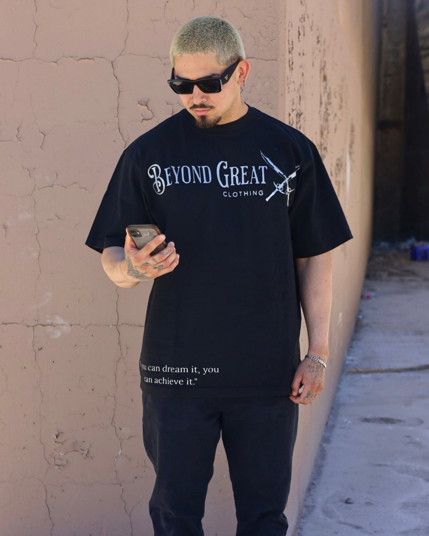 Beyond Great Oversized Tee - Black