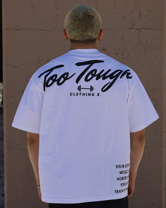Too Tough Oversized Tee - White