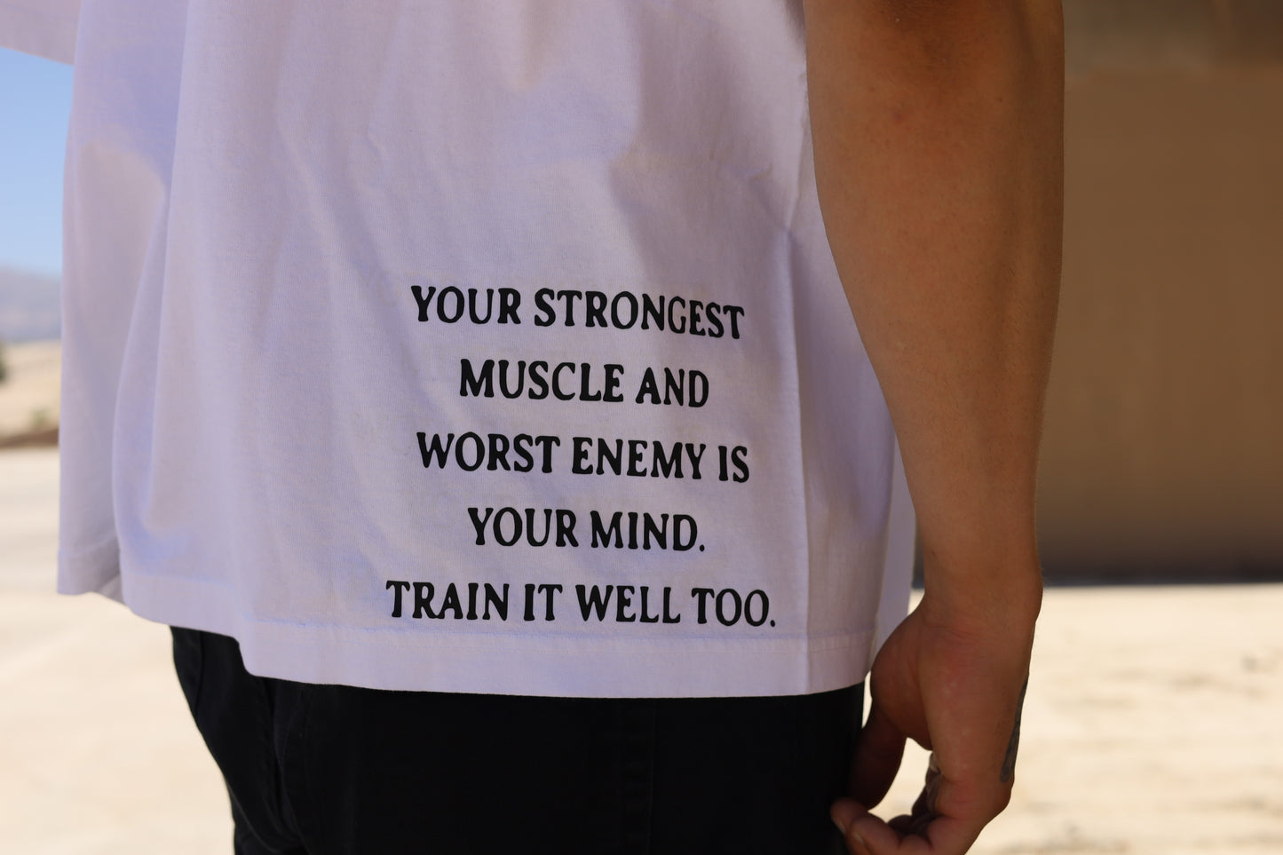 Too Tough Oversized Tee - White