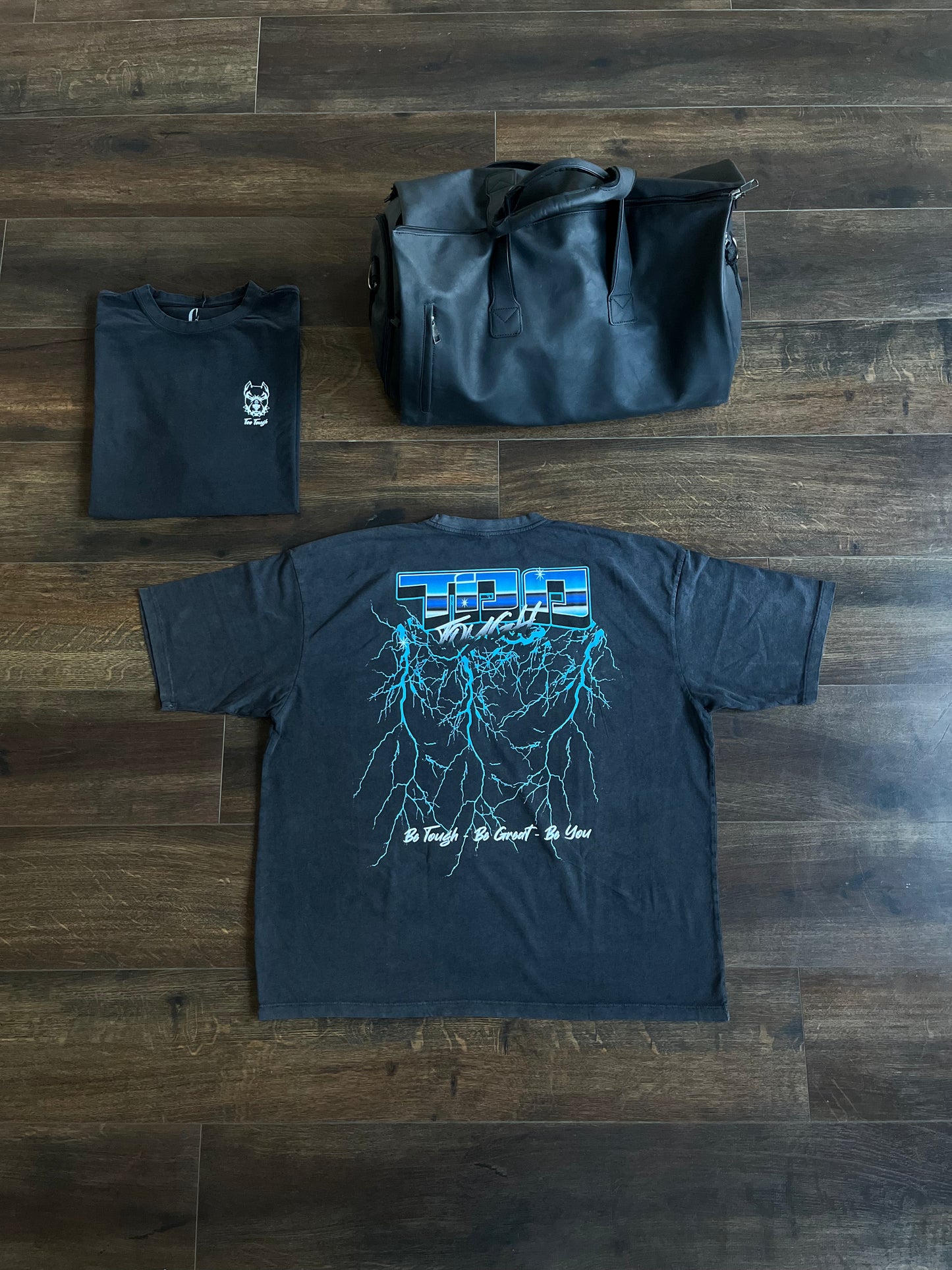 Too Tough Impolite Tee - Vintage Black